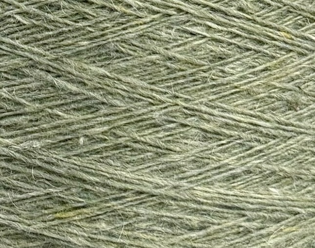 Hasegawa Art. HKA 4601 820 m / 100 g – Garn Seide Kaschmir Kid Mohair col. Salbeigrün Melangè 